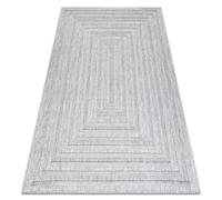 Tapis SANTO SIZAL 0999 géométrique gris 140x190 cm