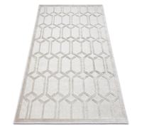 Tapis SANTO SIZAL 58385 Ruta géométrique beige 200x290 cm