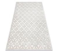 Tapis SANTO SIZAL 58507 Ajouré art déco beige 140x190 cm