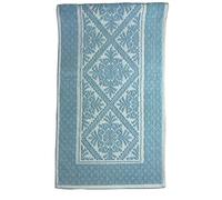 Tapis Sardo Tapis de bain 100 % coton, fabriqué en Italie, fabriqué en Sardaigne (55 x 115, Jade)