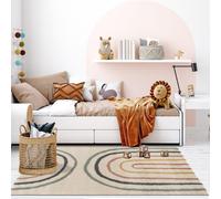 Tapis shaggy 160x230 bleu