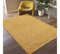 Tapis shaggy 160x230 jaune