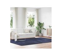 Vidaxl Tapis Shaggy À Poils Longs Navarra Bleu Marine 240x340 Cm