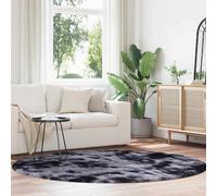 VidaXL Tapis Shaggy Navarra - Gris foncé