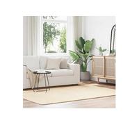 Vidaxl Tapis Shaggy À Poils Longs Navarra Crème 160x230 Cm Polyester