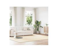 Vidaxl Tapis Shaggy À Poils Longs Navarra Crème 240x340 Cm Polyester