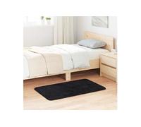 Tapis Shaggy à poils longs noir 60x100 cm polyester, tapis, tapis de chambre, tapis moderne, tapis de salon, tapis 4102806