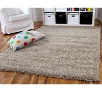 Tapis Shaggy à poils longs - PERGAMON - Aloha - Beige - 120x170 cm