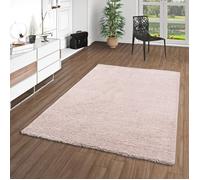 Tapis Shaggy à poils longs - PERGAMON - Aloha - Rose - 200x200 cm