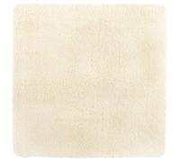 Tapis shaggy à poils longs - vidaXL - 120x120 cm - Crème - Polyester - Hauteur des poils 3,5 cm - Carré - Antidérapant