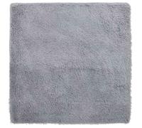 Tapis shaggy à poils longs - vidaXL - NAVARRA - 120x120 cm - Gris clair - 100% polyester - Hauteur des poils 3,5 cm