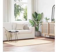 Tapis Shaggy à poils longs - vidaxl - NAVARRA - Crème - 120x170 cm - Polyester - Hauteur des poils 3,5 cm - Antidérapant
