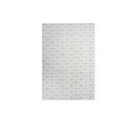Tapis Shaggy Effet 3D "Vivica" Blanc & Anthracite 80 x 150 cm