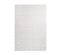 Tapis Shaggy Effet 3D Vivica Blanc & Crème 80 x 150 cm