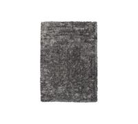 Tapis Shaggy Fait Main "Diamond" Gris Blanc 80 x 150 cm