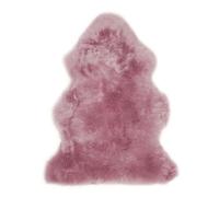 Tapis shaggy Fait main SHEPHERD Rose 60x95 Fait en Europe en peau de bête