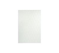 Tapis Shaggy Géométrique "Vivica" Blanc 160 x 230 cm