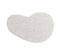 Tapis shaggy organique effet fourrure - 120 x 180 cm - Beige - GIRONA