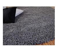 Tapis Shaggy - PERGAMON - Aloha - Anthracite - 200x290 cm - Poils longs et doux