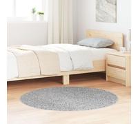 Tapis Shaggy Vidaxl Avec Dos En Latex Gris Ø120 Cm