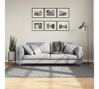 Tapis shaggy vidaXL Pamplona - Gris 140x200 cm