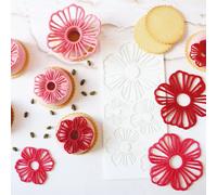 Tapis silicone 3D décors "fleurs" ScrapCooking