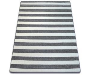 Tapis SKETCH - F758 gris et blanc - Rayures 180x270 cm