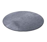Tapis - SNAPSTYLE - Shine - Velours doux - Rond - 100x100 cm - Anthracite