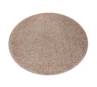 Tapis SOFFI Cercle shaggy 5cm beige cercle 120 cm