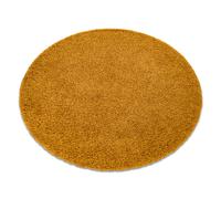 Tapis SOFFI Cercle shaggy 5cm or cercle 100 cm