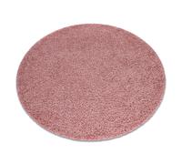 Tapis SOFFI Cercle shaggy 5cm rose cercle 160 cm