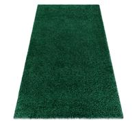 Tapis SOFFI shaggy 5cm bouteille verte 160x220 cm