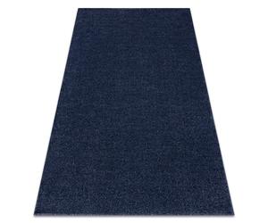 Tapis SOFTY plaine couleur unie bleu foncé 60x100 cm