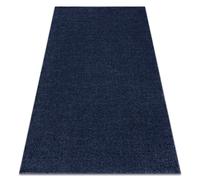 Tapis SOFTY plaine couleur unie bleu foncé 80x150 cm