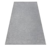 Tapis SOFTY plaine couleur unie gris 140x190 cm