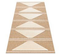 Tapis SPARK 0698A beige / crème - Géométrique Triangles sisal structurel 120x170 cm