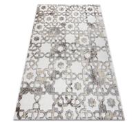 Tapis Structural SOLE D3882 Ornement - tissé à plat beige / gris 180x270 cm