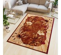 Tapis Tapis ATLAS moderne marron beige salon 250 x 350 cm