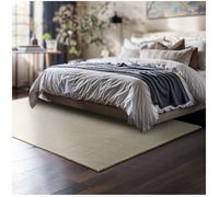 Tapis - TECTAKE - Tapis à poils ras SOFT ZONE surface douce et hypoallergénique, dessous antidérapant, 120 x 170 cm - Beige