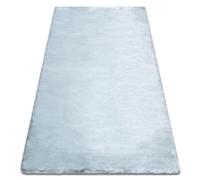 Tapis TEDDY NEW dream 47 Shaggy argent très épais en peluche 60x100 cm