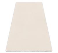 Tapis TEDDY NEW sand 52 Shaggy beige très épais en peluche 60x100 cm