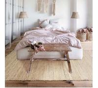 Tapis - THE DECO FACTORY - INDIRA - 160x230 cm - 50% jute/50% coton - Rectangulaire