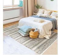 Tapis - THE DECO FACTORY - TERRA COTTON ETHNO - Rectangulaire 160x230 cm - 100% coton - Style ethnique