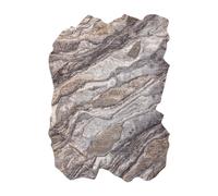 Tapis TINE 75313B Roche calcul - moderne forme irrégulière gris foncé / gris clair 195x290 cm