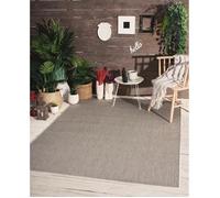the carpet Mistra - Tapis d’intérieur Moderne, Durable et Facile à Nettoyer, idéal pour Salon, Cuisine ou Salle à Manger, utilisable Aussi en extérieur, Gris, 160 x 220 cm
