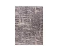 Tapis Tissé Imprimé Abstrait Jaka Gris 80 x 150 cm