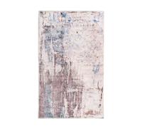 Tapis Tissé Imprimé Vintage Peron Gris & Taupe 160 x 230 cm