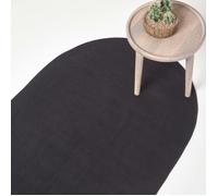 Tapis - Tressé - Ovale - 110 x 170 cm - 100% coton - Réversible
