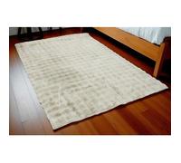 Tapis - UMBERTO RAVELLI - BUBBLE 3D - 80 x 120 cm - Beige - Ultra doux 100% polyester