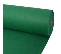 Tapis uni vert 1 x 12 m tissu